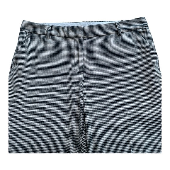 Sung Alfred Sung Straight Leg Dress Pants Trousers Houndstooth Black Women’s 16 - Picture 3 of 13